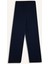 Bürümcük Pantolon Lacivert Wide Leg Geniş Bol Paça Beli Lastikli C0200AX24AU 13