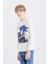 Erkek Çocuk Pijama Takımı Sonic the Hedgehog Uzun Kollu Tişört Uzun Alt D5513A824WN 14