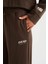 Fit Kalın Sporcu Eşofman Altı Wide Leg Geniş Paça Cepli Standart Boy D4989AX24AU 11