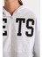 NBA Brooklyn Nets Crop Kalın Fermuarlı Sweatshirt D2362AX24AU 11