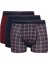 Regular Fit Kareli 3'lü Boxer D2315AX24AU 7