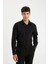 Modern Fit Modern Kesim Krinkıl Kumaş Gofre Desenli Uzun Kollu Gömlek D5187AX24AU 9