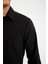 Modern Fit Modern Kesim Krinkıl Kumaş Gofre Desenli Uzun Kollu Gömlek D5187AX24AU 11