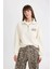 Regular Fit Baskılı Yarım Fermuarlı Dik Yaka Kalın Sweatshirt D5298AX24AU 8