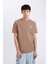 %100 Pamuk Regular Fit Bisiklet Yaka Baskılı Kısa Kollu Tişört D5564AX25SP 6
