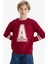 Erkek Çocuk Bisiklet Yaka Baskılı Sweatshirt D4342A824WN 11
