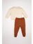 Erkek Bebek 2'li Takım Baskılı Sweatshirt Eşofman Altı D6257A5NS 10