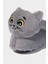 Kız Çocuk Kedi Temalı Düz Taban Panduf B0225A824WN 11
