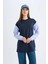 Regular Fit Uzun Kollu Basic Düz Sweatshirt Tunik C4556AX24AU 8