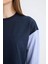 Regular Fit Uzun Kollu Basic Düz Sweatshirt Tunik C4556AX24AU 10