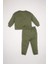 Erkek Bebek 2'li Takım Baskılı Sweatshirt Eşofman Altı D6254A5NS 12