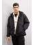 Regular Fit Kapüşonlu Fermuarlı Cepli Mont D6010AX24WN 11