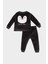 Erkek Bebek Pijama Takım Penguen Desenli Velur Uzun Kollu Üst Beli Lastikli Uzun Alt D5358A524WN 7