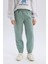 Kız Çocuk Beli Paçası Lastikli Cepli Basic Düz Jogger Eşofman Altı D3840A824WN 12