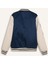 Su İtici Oversize Geniş Kalıp Bomber Kolej Yaka Cepli Nakışlı Çıtçıt Kapamalı Mont D6304AX25SP 20