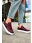 First Edition Premium Erkek Günlük Sneaker Bordo 3