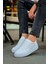 First Edition Premium Erkek Günlük Sneaker Beyaz 3
