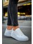 First Edition Premium Erkek Günlük Sneaker Beyaz 4