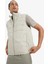 Fit Su Geçirmez Rüzgar Geçirmez Regular Fit Fermuarlı Cepli Yelek D6177AX25SP 14