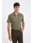 New Regular Fit Polo Yaka Kısa Kollu Pike Tişört D5993AX24SM 12