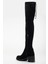 Clara Streç Süet Çizme Siyah 5