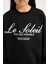 Kız Çocuk Oversize Geniş Kalıp Bisiklet Yaka Baskılı Sweatshirt D4381A824WN 11