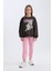 Kız Çocuk PowerPuff Girls Oversize Geniş Kalıp Bisiklet Yaka Sweatshirt D2823A824WN 8