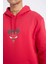 Fit NBA Chicago Bulls Standart Fit Kapüşonlu Sırt Baskılı Sweatshirt B3884AX25SP 14