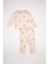 Kız Bebek Pijama Takımı Penye 4'lü Meyve Desenli Uzun Kollu Üst Beli Lastikli Uzun Alt D6798A5NS 13