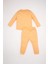 Kız Bebek Pijama Takımı Penye 4'lü Meyve Desenli Uzun Kollu Üst Beli Lastikli Uzun Alt D6798A5NS 16