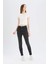 Skinny Fit Yüksek Bel Düz Paça Uzun Jean Kar Yıkamalı Pantolon D6601AX25SP 10