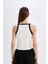 Slim Fit Dar Kesim V Yaka Fitilli Kaşkorse Askılı Atlet D5404AX24SM 11