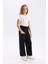 Kız Çocuk Wide Leg Kargo Geniş Bol Paça Jean Pantolon D5449A824WN 9