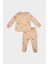 Erkek Bebek Pijama Takımı Süt Baskılı Uzun Kollu Üst Uzun Alt D5350A524WN 6