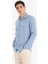 Slim Fit Dar Kesim Pamuklu Basic Düz Uzun Kollu Gömlek A4644AX25SP 12