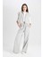 Coool Wide Leg Geniş Bol Paça Eşofman Altı Beli Lastikli Cepli Basic Düz D6336AX24AU 6