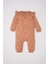 Kız Bebek Yenidoğan Baskılı Uzun Kollu Tulum D6016A524WN 11