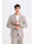 Slim Fit Dar Kesim Ceket Yaka Düğmeli Blazer Ceket D6074AX24AU 10