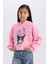 Kız Çocuk Hatsune Miku Oversize Geniş Kalıp Kapüşonlu Sweatshirt D2828A824WN 10