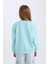 Kız Çocuk Hatsune Miku Oversize Geniş Kalıp Bisiklet Yaka Sweatshirt D2826A824WN 12