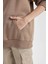 Erkek Çocuk Oversize Geniş Kalıp Sırt Baskılı Kapüşonlu Sweatshirt D5681A824WN 10