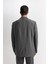 Ceket Yaka Düğmeli Blazer Ceket D6093AX24AU 12