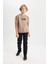 Erkek Çocuk Oversize Geniş Kalıp Sırt Baskılı Bisiklet Yaka Sweatshirt D5682A824WN 8