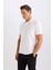 Slim Fit Dar Kesim Polo Yaka Kısa Kollu Pamuklu Basic Düz Tişört M6609AZ25SP 9