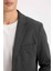 Slim Fit Dar Kesim Ceket Yaka Düğmeli Blazer Ceket D6074AX24AU 12