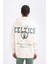 NBA Boston Celtics Oversize Geniş Kalıp Kapüşonlu Sırt Baskılı Kalın Sweatshirt D3242AX24WN 19