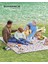 Piknik Örtüsü GCM87CU, 200 x 200 cm Büyük Plaj Örtüsü, Kamp Örtüsü, Su Geçirmez Alt Yüzey, 2
