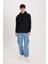 Boxy Fit Kapüşonlu Sırt Baskılı Sweatshirt D0855AX24AU 9