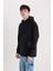 Boxy Fit Kapüşonlu Sırt Baskılı Sweatshirt D0855AX24AU 10
