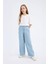 Kız Çocuk Wide Leg Geniş Paça Jean Pantolon D7103A825SM 11
